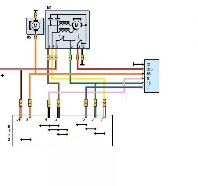 Реле дворников газель старого образца схема подключения Как установить моторчик дворников 2410/3110/Ford с регулировкой паузы и сохранит