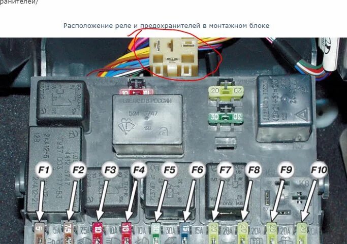 Реле дворников ваз 2110 где находится фото Где стоят десятки - найдено 90 картинок