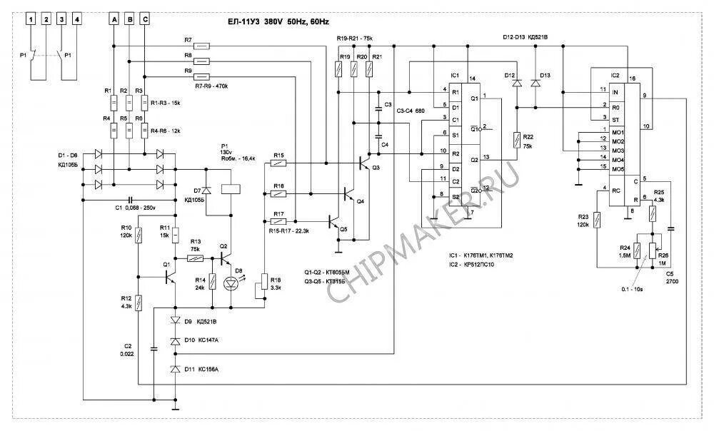 Реле ел 11е схема подключения Схема ел 11м: найдено 80 изображений