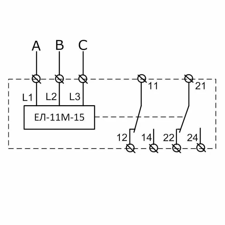 Реле ел 11м 15 схема подключения ЕЛ-11М-15 AC400В Скан Лайтс