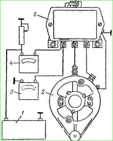 Реле генератора газ 53 схема подключения Relay voltage regulator car GAZ-66, GAZ-53