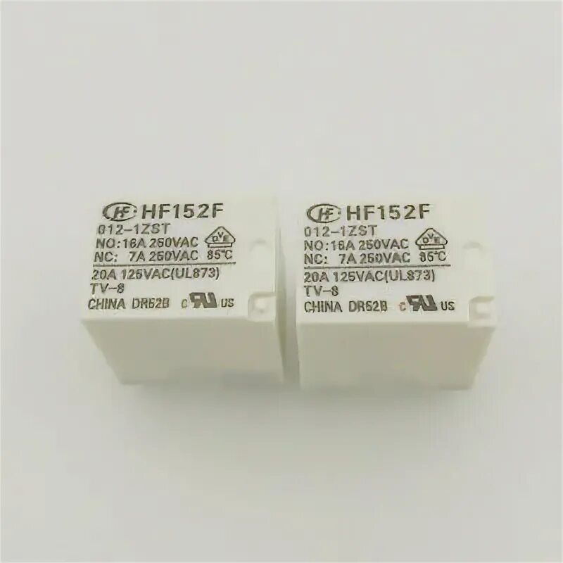 Реле hf152f схема подключения 2PCS-HongFa HF152F-012-1ZST 12VDC реле мощности 5 булавки 16A 250VAC eBay