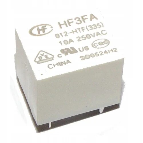 Реле hf3fa схема подключения Купить Реле HF3FA/012-HTF 1, катушка формы А, 12 В HONGFA: отзывы, фото и характ