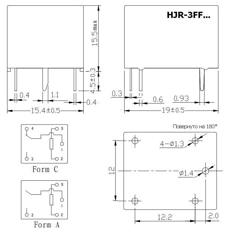 Реле hjr 3ff s h схема подключения Продукція - HJR-3FF-24Vdc-S-Z реле (007A@030Vdc-007A@240Vac HJR-3FF-24Vdc-S-Z TI