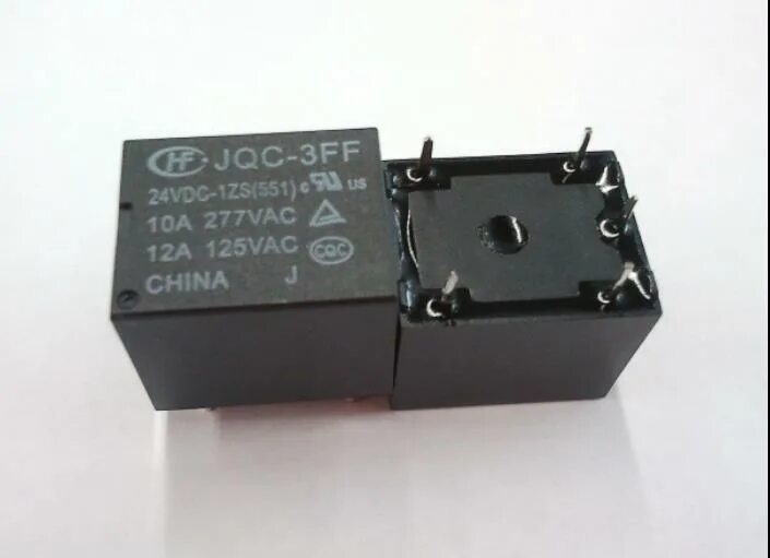 Реле jqc 3ff схема подключения 5 רגליים JQC 3FF 24VDC 1zs (551) ממסר JQC 3ff 24VDC 1ZS T73a 2 יחידות relay - Al