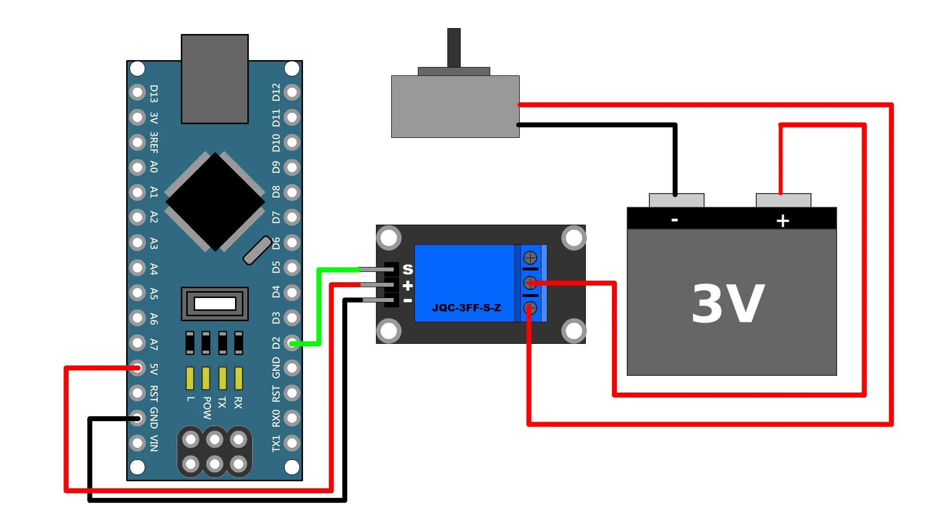 Реле jqc 3ff схема подключения Подключение реле к Arduino Клуб технического творчества