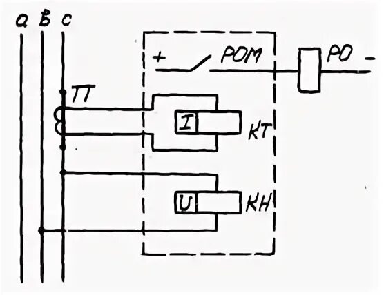Реле к59 схема подключения Защита СГ с помощью автоматических выключателей