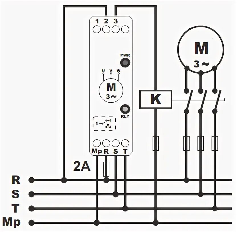 Реле контроля фаз 380 подключение Реле контроля фаз устройство защиты 3-х фазного электродвигателя последовательно