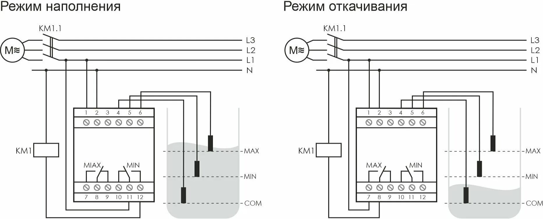 Реле контроля жидкости подключение Реле контроля уровня PZ-829 ЕА08.001.002 - купить в интернет-магазине по низкой 