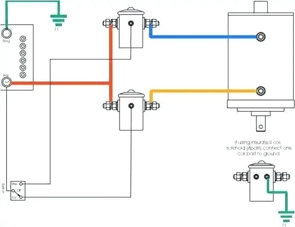 Реле лебедки на квадроцикл схема подключения Ramsey Winch Wiring Diagram Warn Winch solenoid Wiring Diagram Ramsey Rep8000 Wi