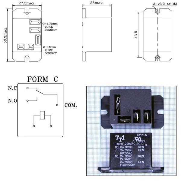 Реле мт 95 схема подключения Товары TTI - купить в компании TRD в Великом Новгороде