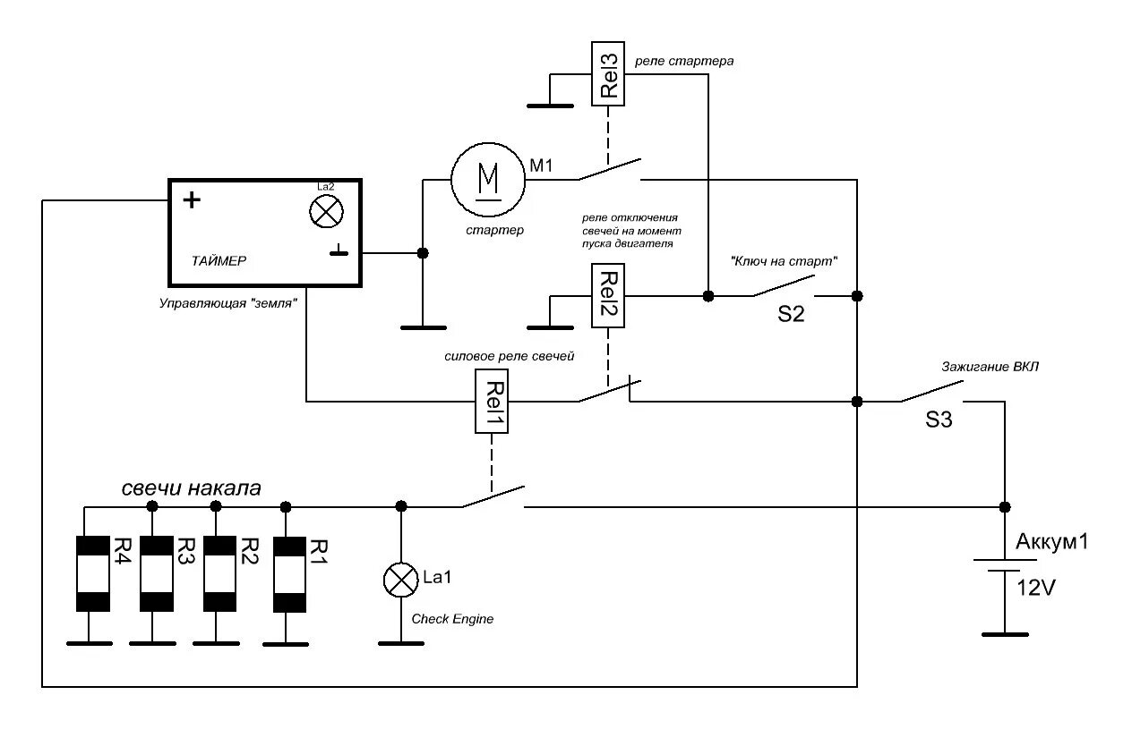 Реле накала камминз 2.8 схема подключения Опять свечи, теперь таймер - УАЗ 3162, 3 л, 2001 года тюнинг DRIVE2
