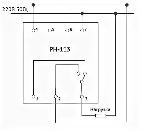 Реле напряжения рн 113 схема подключения Реле напряжения OptiDin РН-113