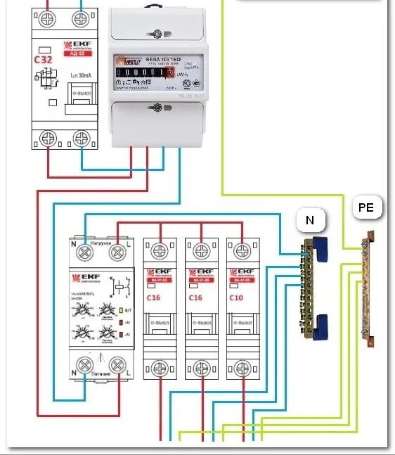 Реле напряжения в щитке квартиры схема На критику - Сообщество "Гильдия Электриков" на DRIVE2