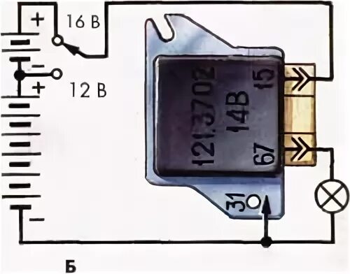 Реле напряжения ваз 2106 схема подключения Электронные регуляторы напряжения - motoizh.ru