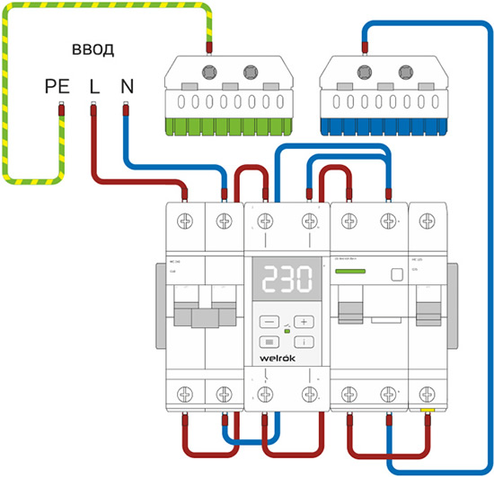 Реле напряжения welrok d2 32 схема подключения Фотографии КАК НАСТРОИТЬ РЕЛЕ НАПРЯЖЕНИЯ WELROK