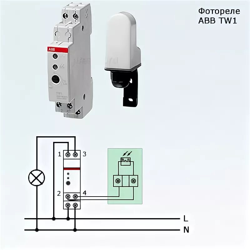Реле освещения фото схемы Схема подключения фотореле