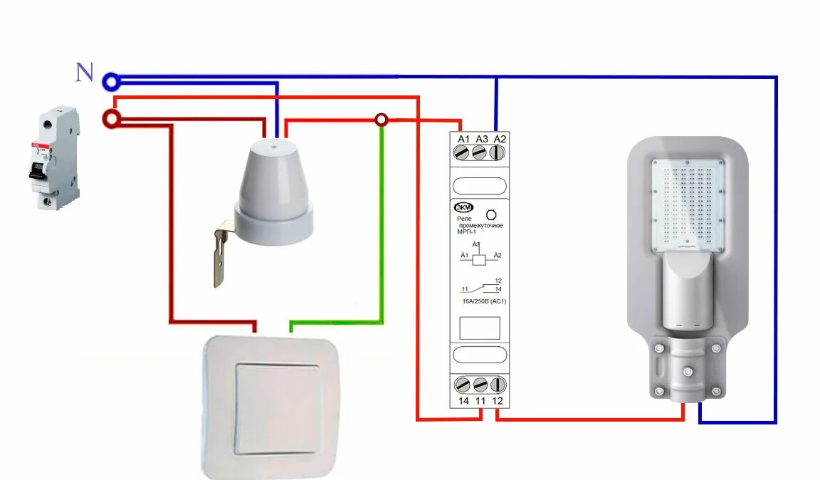 Реле освещенности с датчиком схема подключения Датчики света для уличного освещения день ночь фото, видео - 38rosta.ru