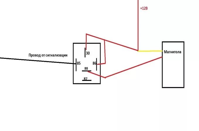 Реле подключение магнитолы Маркировка проводов при подключении магнитолы - Маркировка-Про