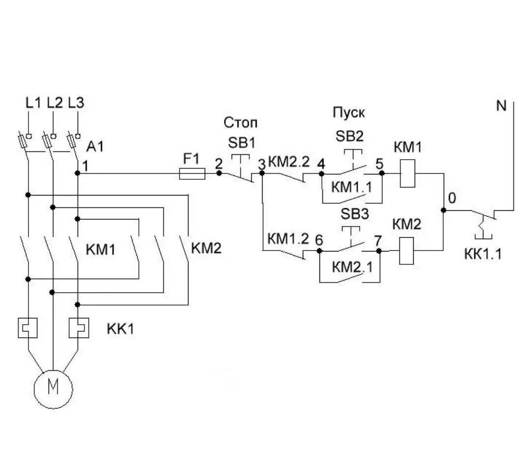Реле подключения асинхронного двигателя Схема пуск стоп с тепловым реле: найдено 85 картинок