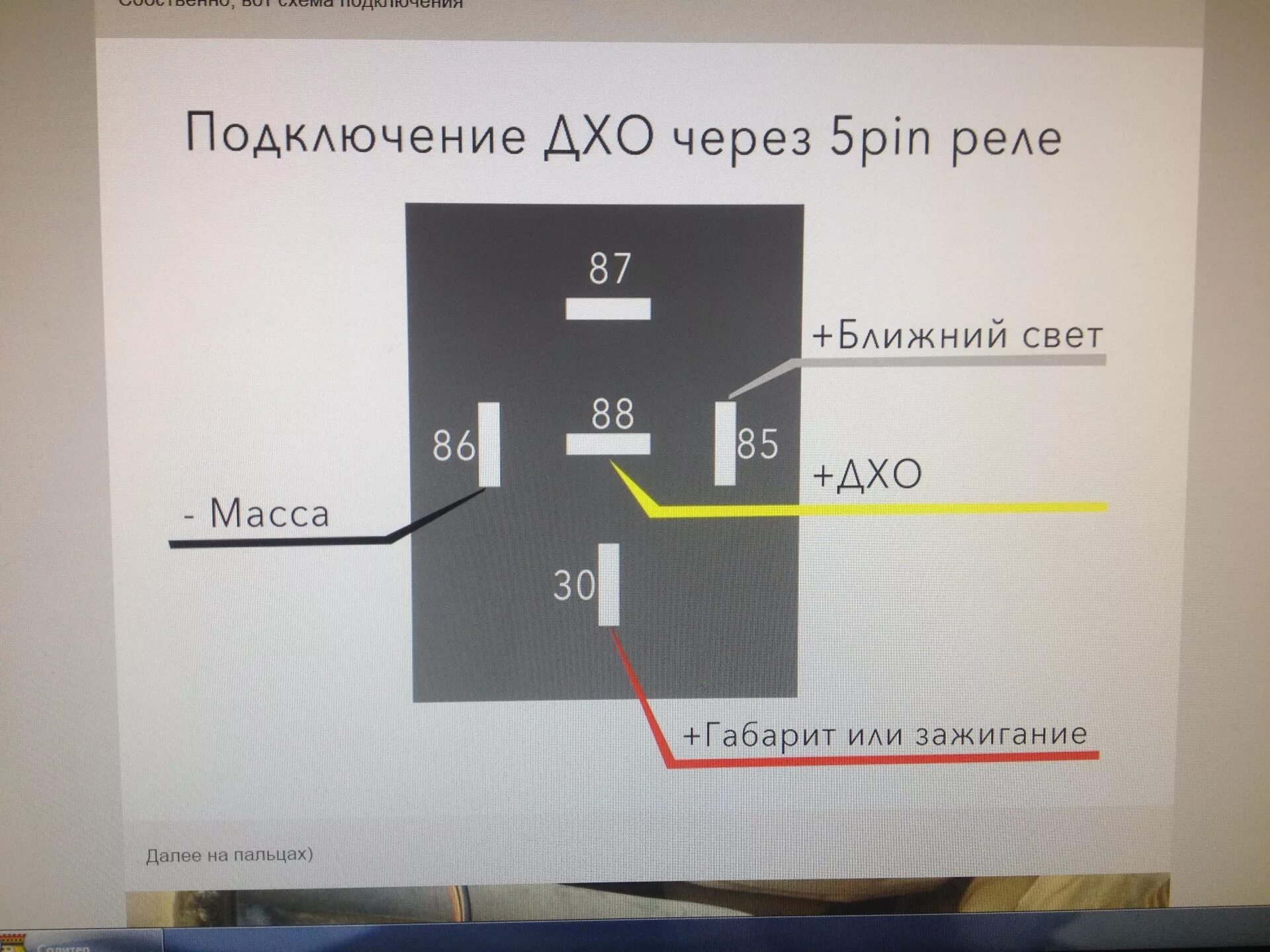 Реле подключения дхо Оригинальные реснички 100% на габаритах, 40% на ближнем - DRIVE2