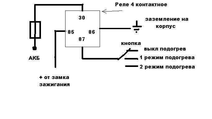 Реле подключения обогрева сидений Подключение обогрева сидений ваз 2114 LkbAuto.ru