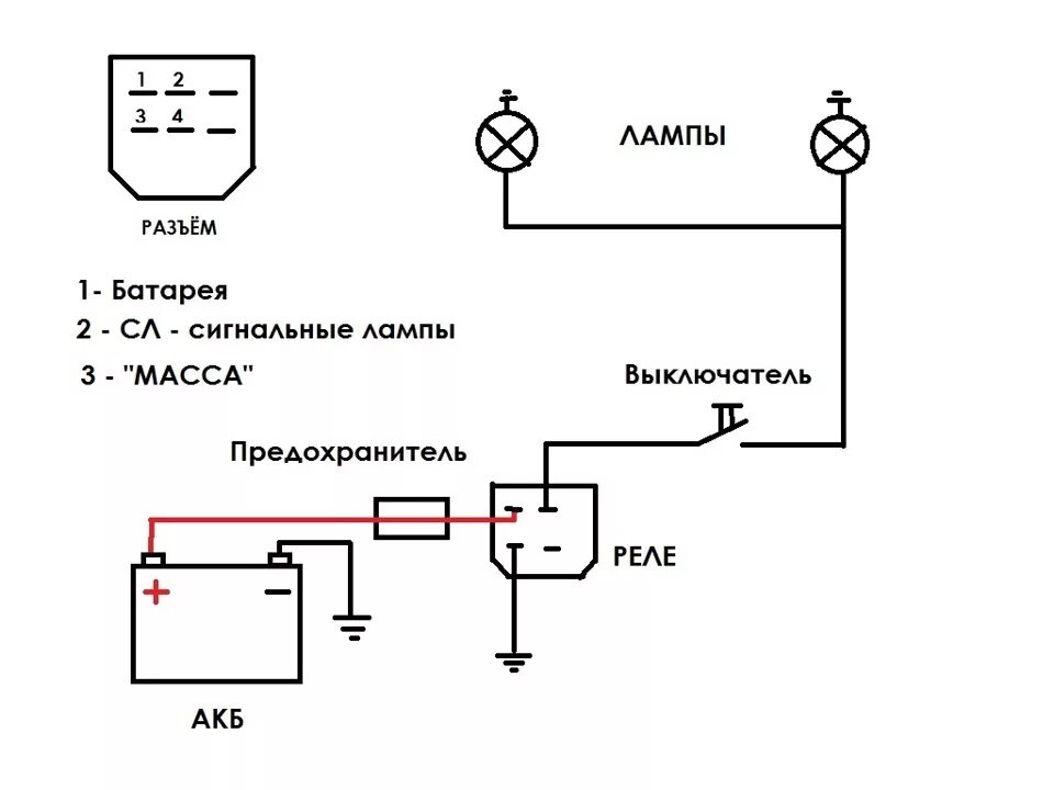 Реле поворотов 4 контактное схема подключения Обновил аварийку. Установка реле 71.3777 - ИЖ Москвич 412, 1,5 л, 1973 года элек