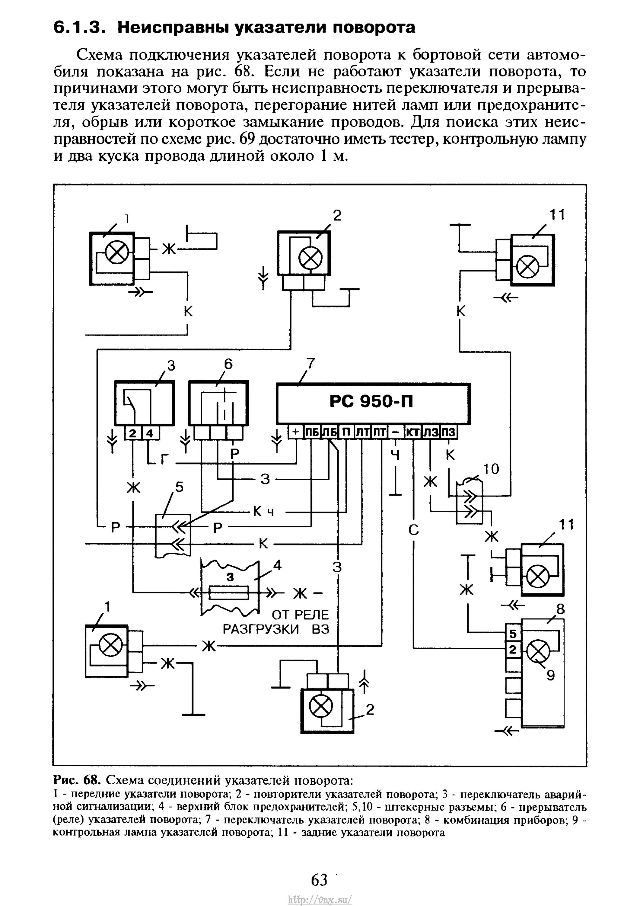 Реле поворотов газель схема подключения 3302 ГАЗель Неисправности электрооборудования