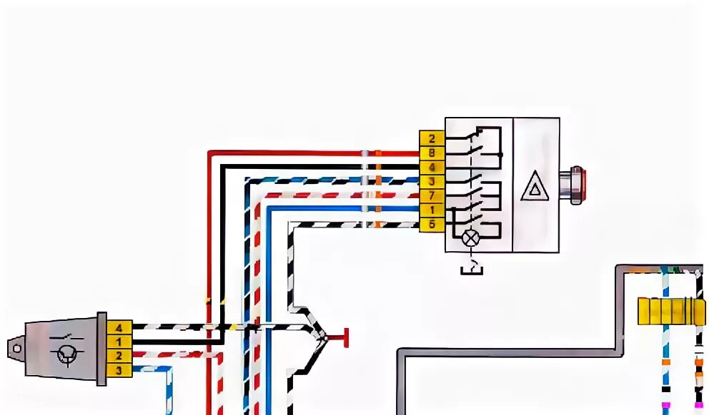 Реле поворотов нива 2121 схема подключения База знаний клуба Москвич-Классика