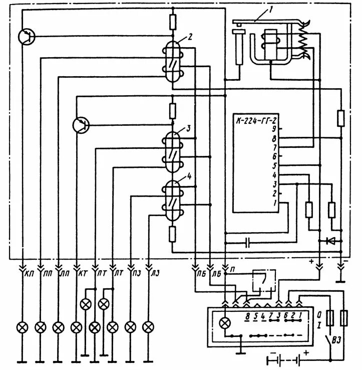 Реле поворотов рс951а схема подключения Электронные реле-прерыватели указателей поворота и аварийной сигнализации (Освещ