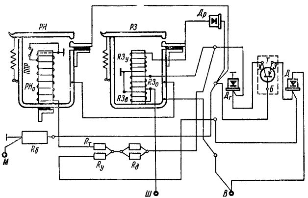 Реле регулятор рр 362 б1 схема подключения Схема подключения реле рр 362 б1 к генератору