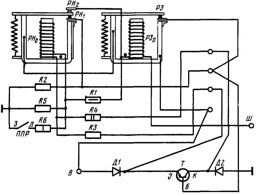Реле регулятор рр 362 б1 схема подключения Реле регулятор РР 362 Б1 и его схема. Подключение