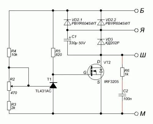 Реле регулятор своими руками схемы РР автомобильного генератора
