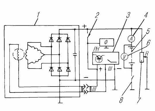 Реле регулятор урал 4320 схема подключения Схема подключения генератора урал 24 вольта дизель