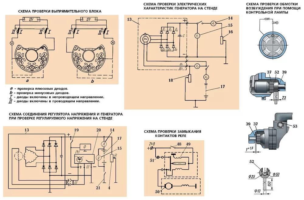 Реле регулятор урал 4320 схема подключения Генератор и стартер