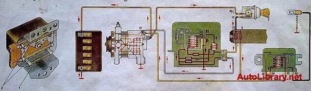 Реле регулятор ваз 2101 подключение Реле генератора ваз 2101 старого образца