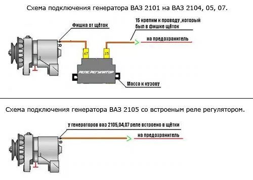 Реле регулятор ваз 2101 подключение генератор старт вольт 80А - Lada 21053, 1,6 л, 2000 года своими руками DRIVE2