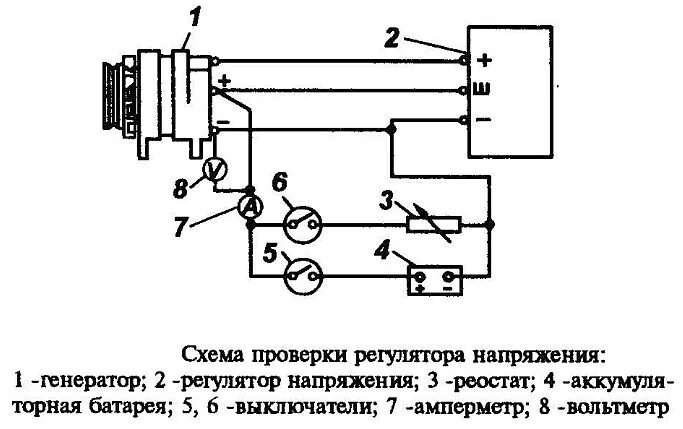 Реле регулятор зил 131 схема подключения Реле регулятор 22 3702 схема подключения к генератору