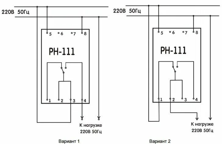 Реле рн 111м схема подключения Реле контроля напряжения Новатек-Электро РН-111М - купить в интернет-магазине по