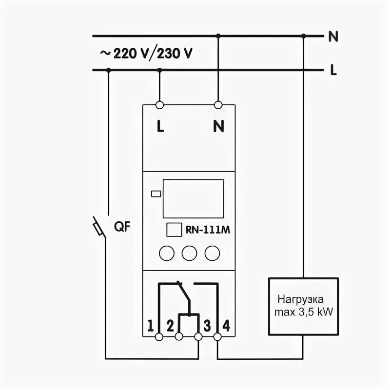 Реле рн 111м схема подключения Однофазное реле напряжения РН-111М