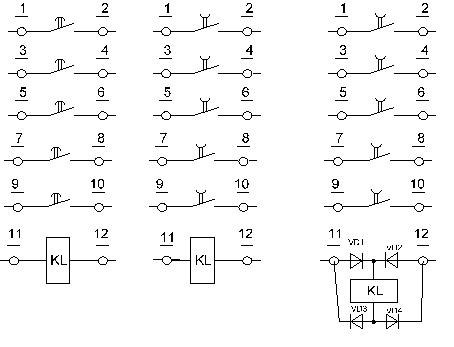Реле рп 12 схема подключения Реле указательные серии РУ-21, РУ-1 - Студопедия.Нет