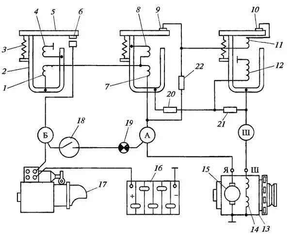 Реле рр24 г2 схема подключения Принцип работы реле регулятора генератора: описание, характеристики