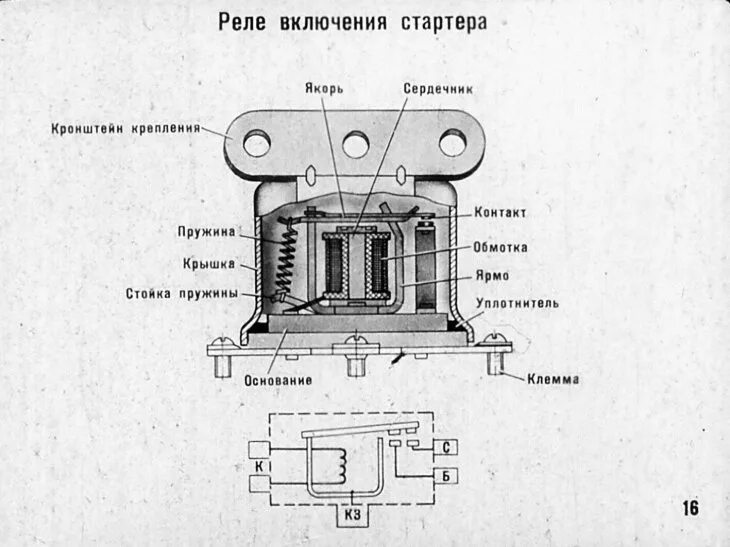 Реле рс 502 схема подключения Смотреть диафильм Автомобиль ГАЗ-24 "Волга". Часть 2