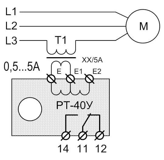 Реле рт 10 схема подключения к двигателю Купить РТ-40У УХЛ4 реле тока с доставкой на uralenergotel.ru