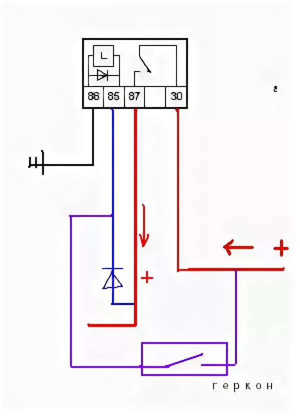 Реле с самоподхватом 12в схема подключения блокировка - Страница 2 - Противоугонка - Lada-forum.ru
