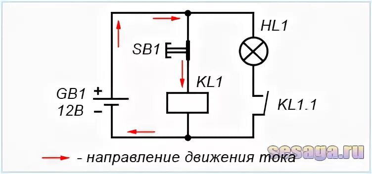 Реле с самоподхватом 12в схема подключения Реле с самоподхватом 12в - Basanova.ru