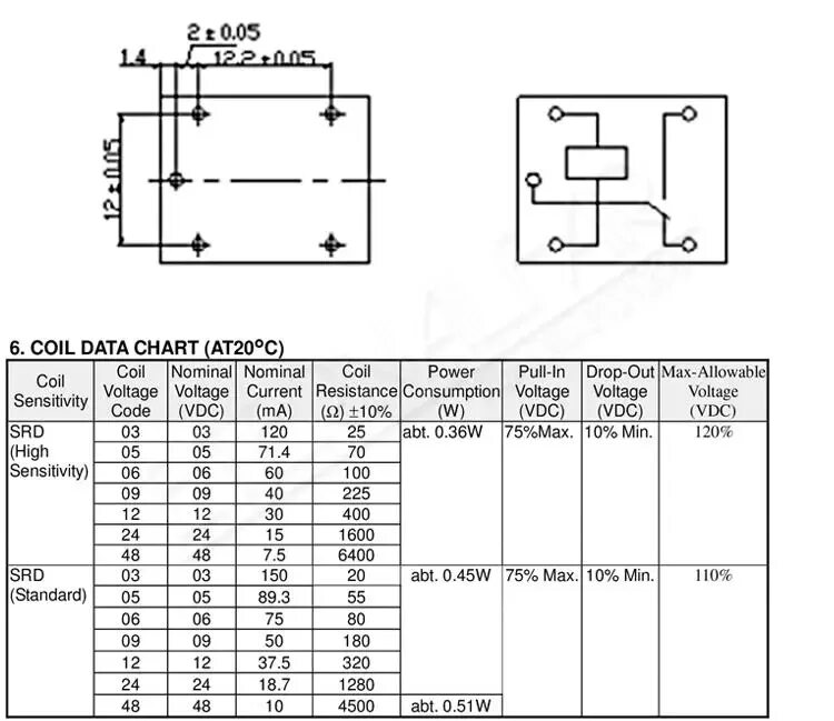 Реле srd 12vdc sl c схема подключения Реле времени Φ 5V 6V 9V 12V 24V 48V DC 10A 125V 250V AC SPDT NO Typc A 4PIN Стро