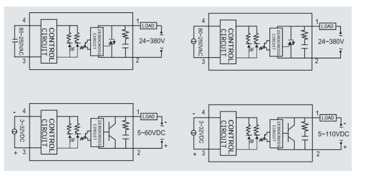 Реле ssr 40aa схема подключения Купить однофазное твердотельное реле ssr-40dd (dc-dc)