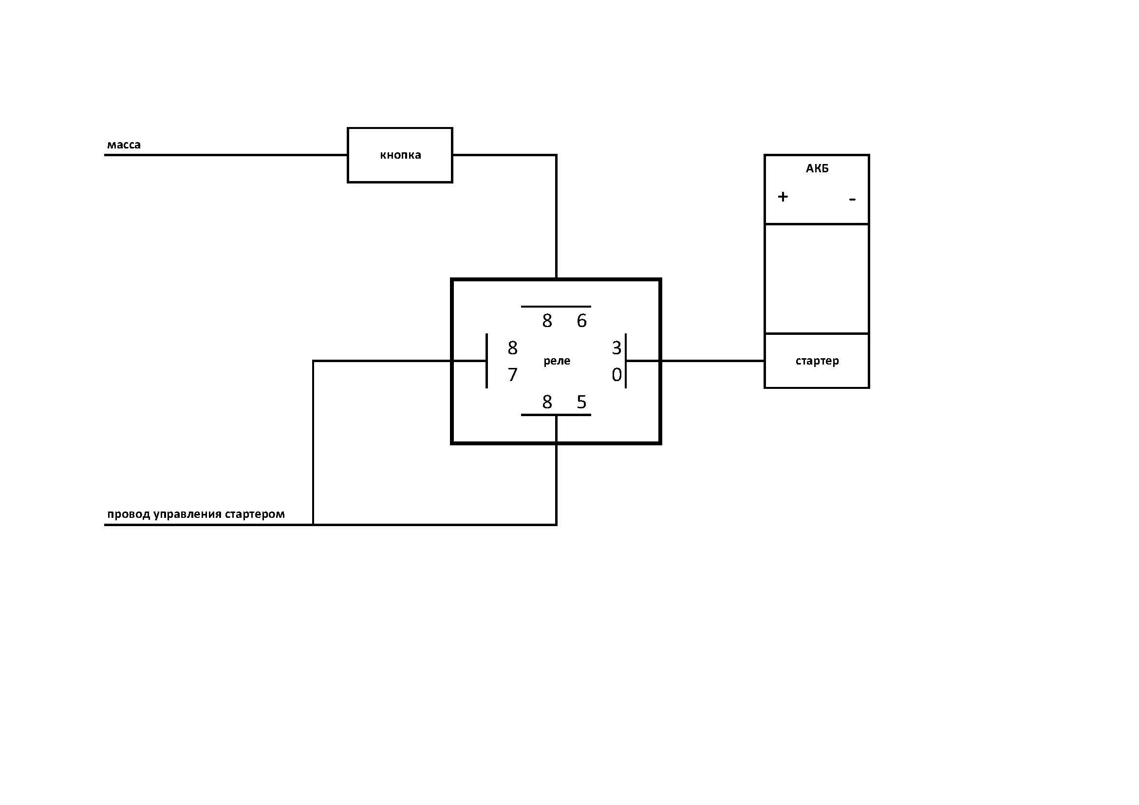 Реле стартера газель схема подключения Форум сайта "Автоэлектрик для всех" - Стартер