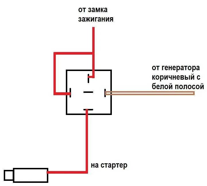 Реле стартера газель схема подключения Как поставить реле на стартер на ваз 2112 - фото - АвтоМастер Инфо